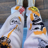 Women's Cartoon Printed Trousers