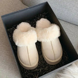 Fur Slippers Women