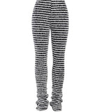 Striped Slim Trousers For Women